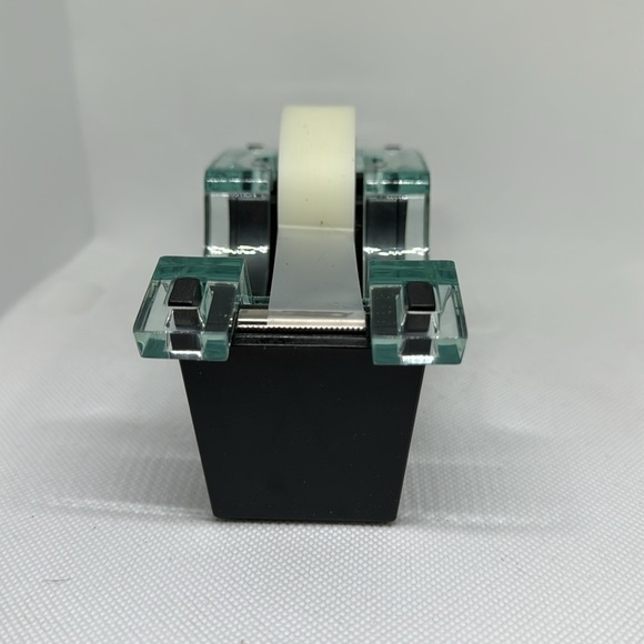 Scotch tape dispenser new in box acrylic and black - Picture 3 of 6